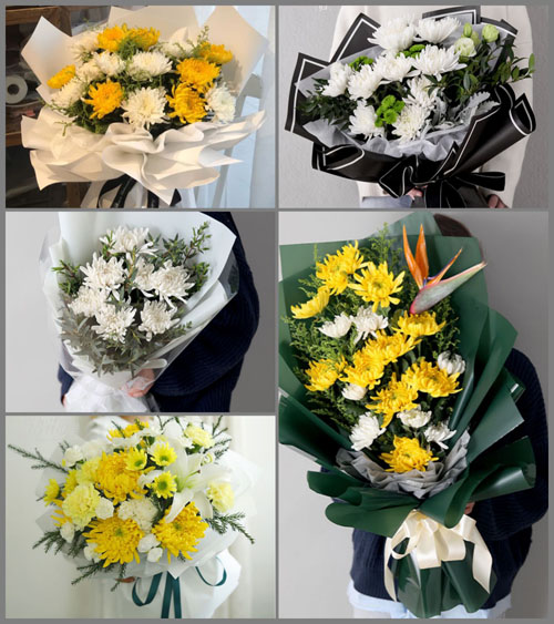 湖北黄冈市黄梅县停前镇停前村白事花束代送